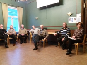 Hallituksen palaverista 25.1.2018 kuvia