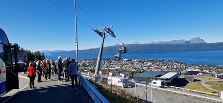 Narvik ylhäältä - gondolihissi vie vielä korkeammalle