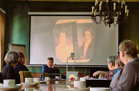 Kulttuurikerhon vieraana 11.3.2022 Markus H. Korhonen kertoi Oulun historian merkkihenkilöistä.