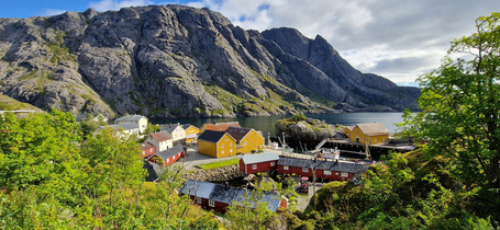 Nusfjord, idyllinen pieni kalastajakylä